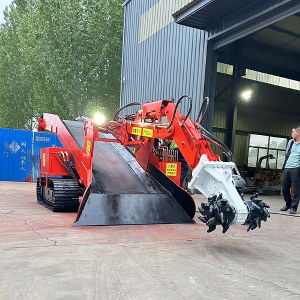 履带扒渣机